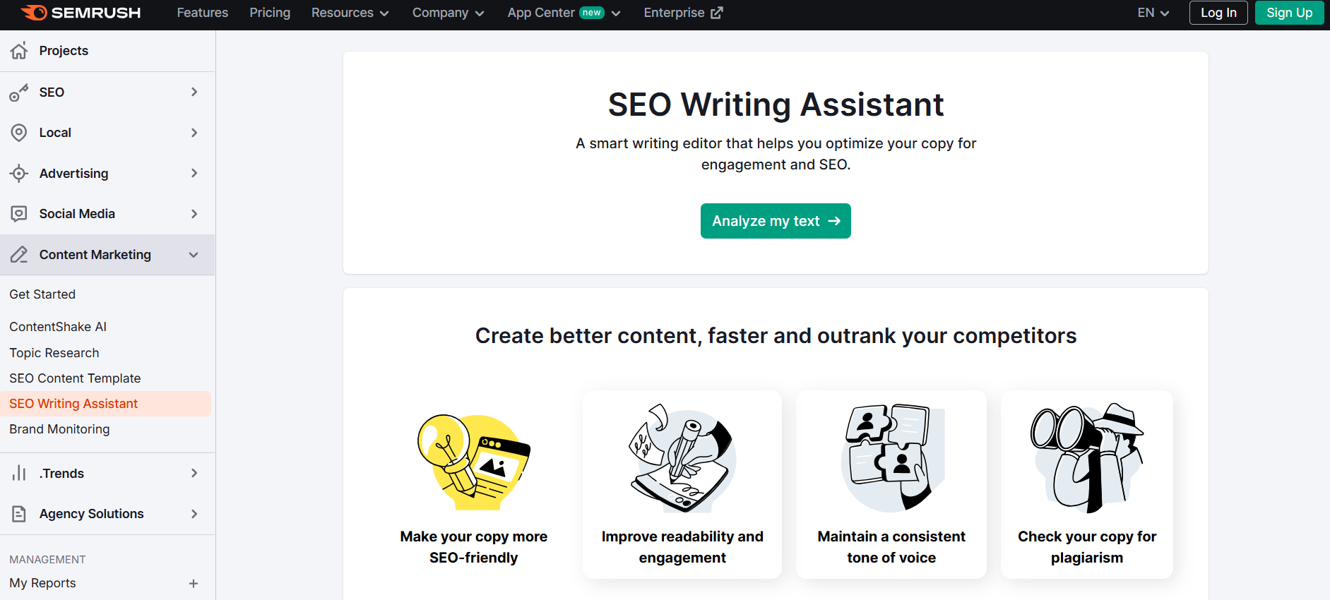 Semrush Writing Assistant 