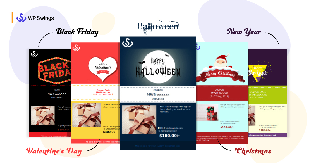 Gift Cards Templates