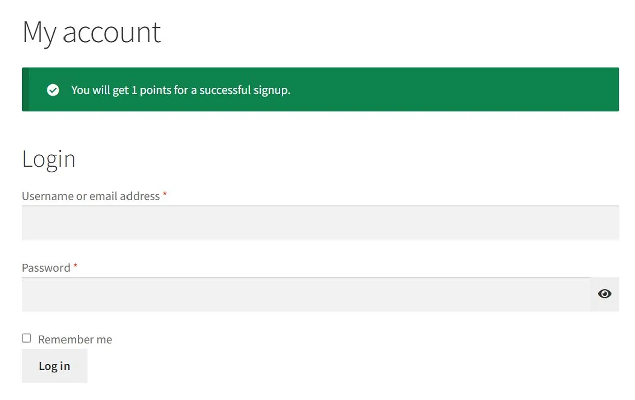 Points And Rewards For WooCommerce Pro