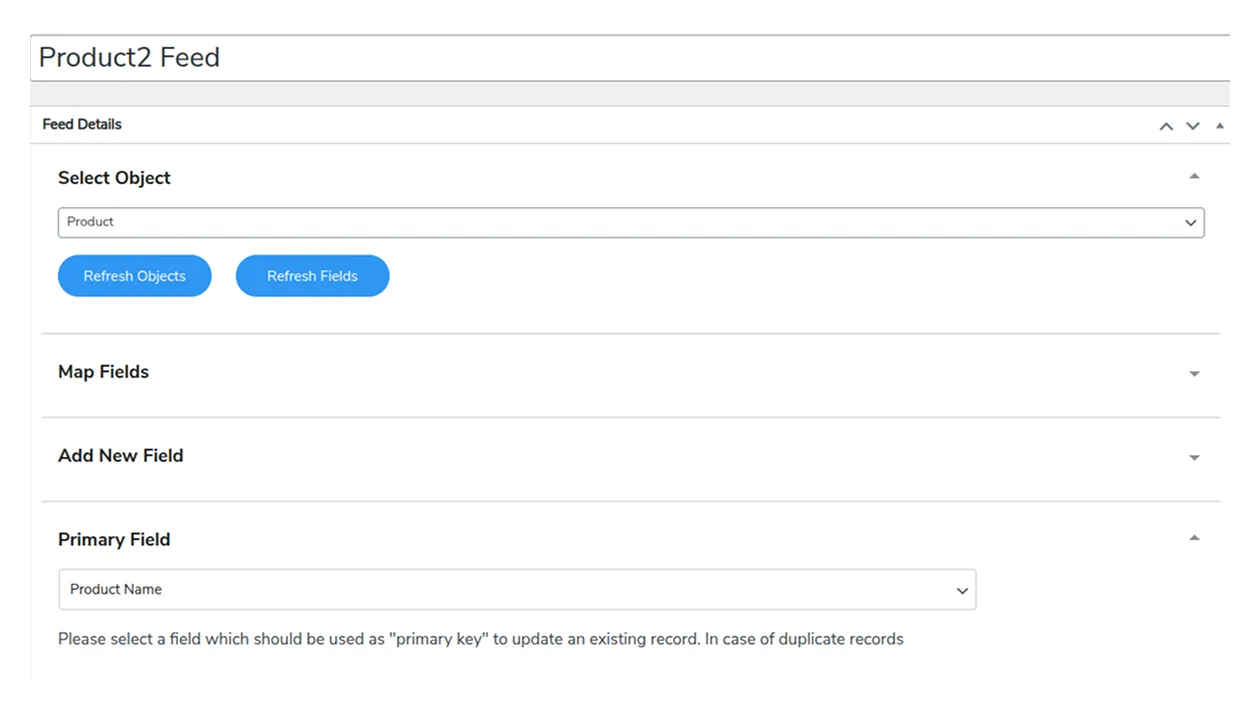 Sync Existing Product