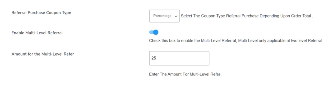 Wallet Multi-Level Referral