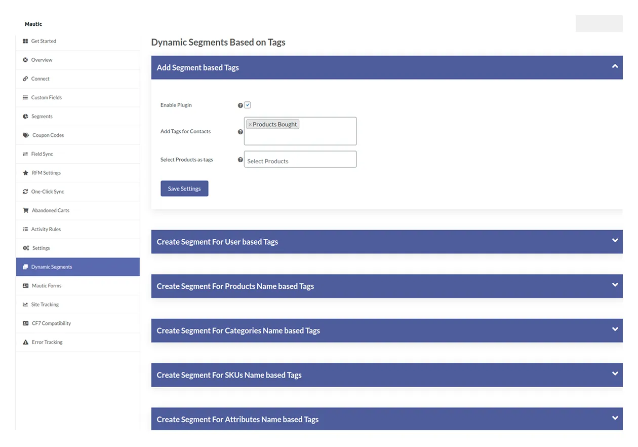 Dynamic Segmentation
