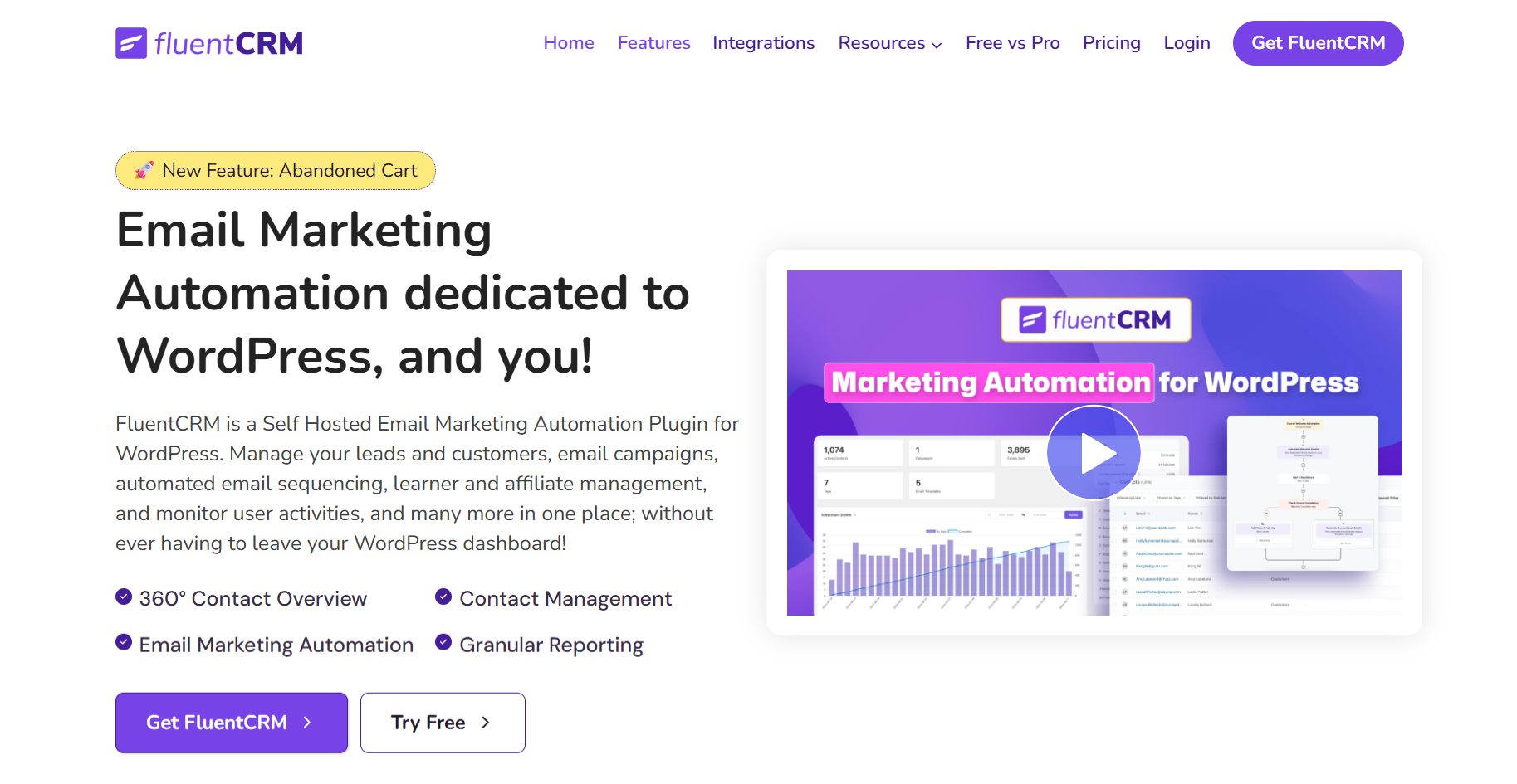 Fluentcrm WordPress
