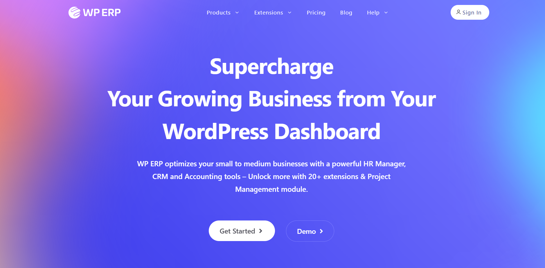 WP ERP CRM System