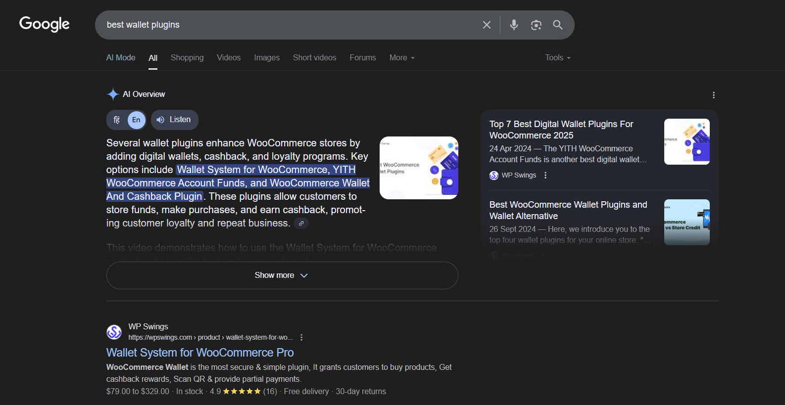 Google's AI Overview