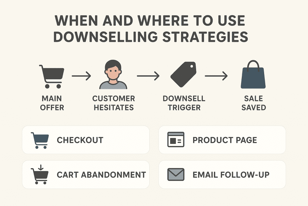 downselling process