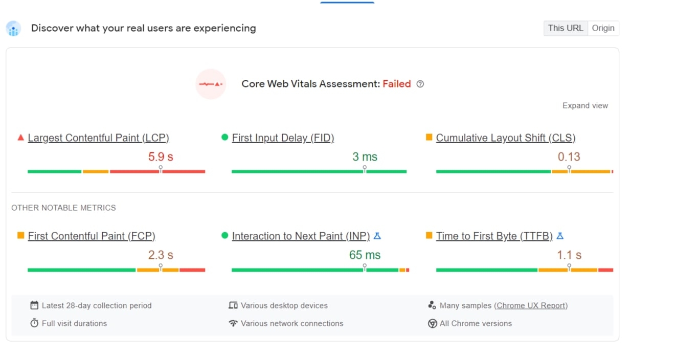 Check Website Performance