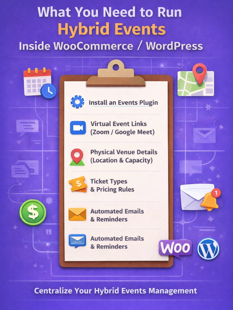 checklist for hybrid events