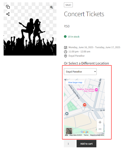 display-location-on-maps