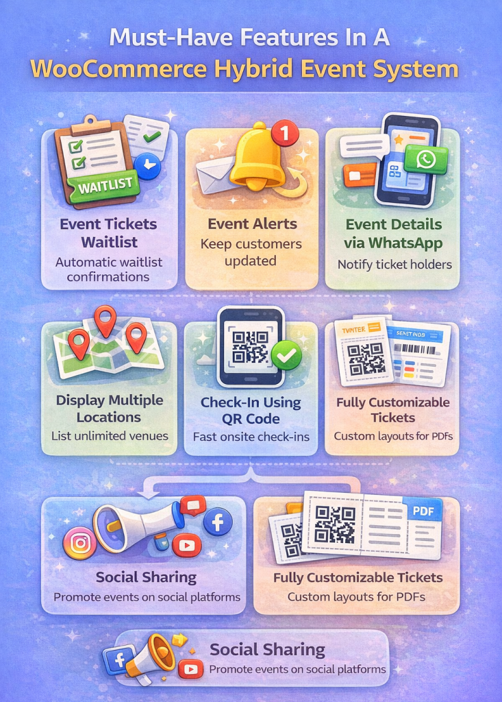 must have features for hybrid events