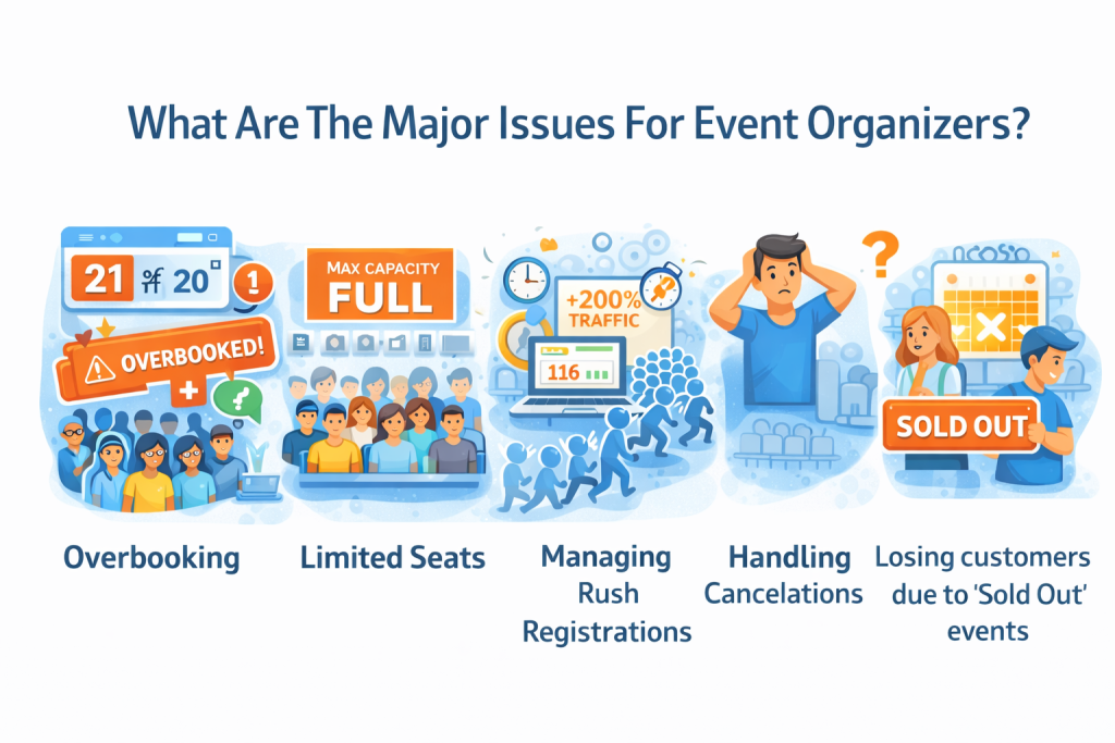 major issues for events
