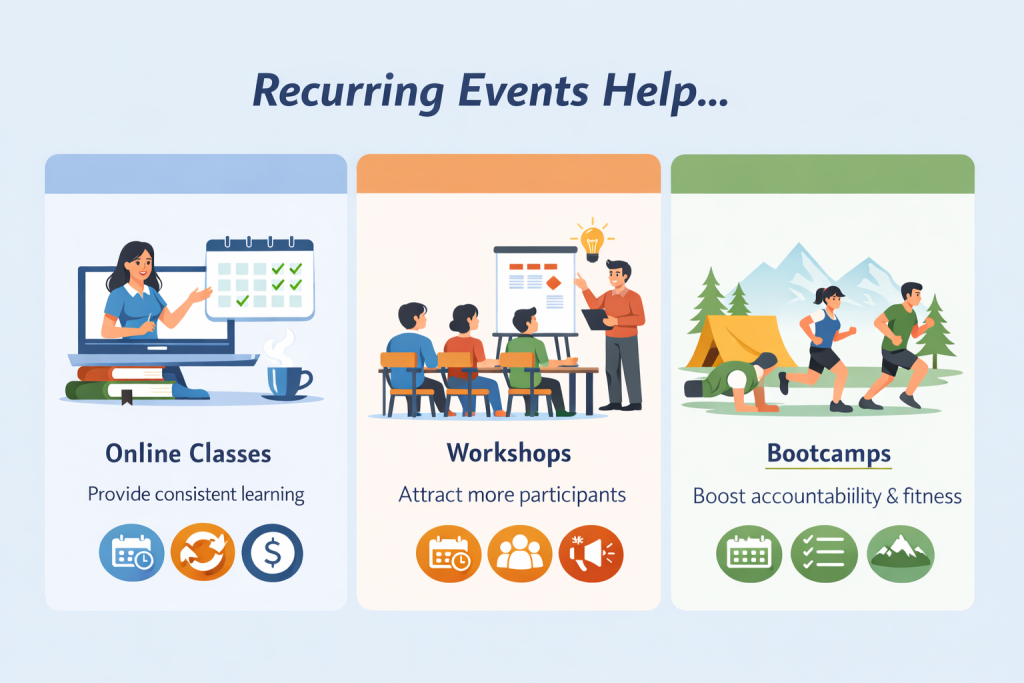 use cases for recurring events