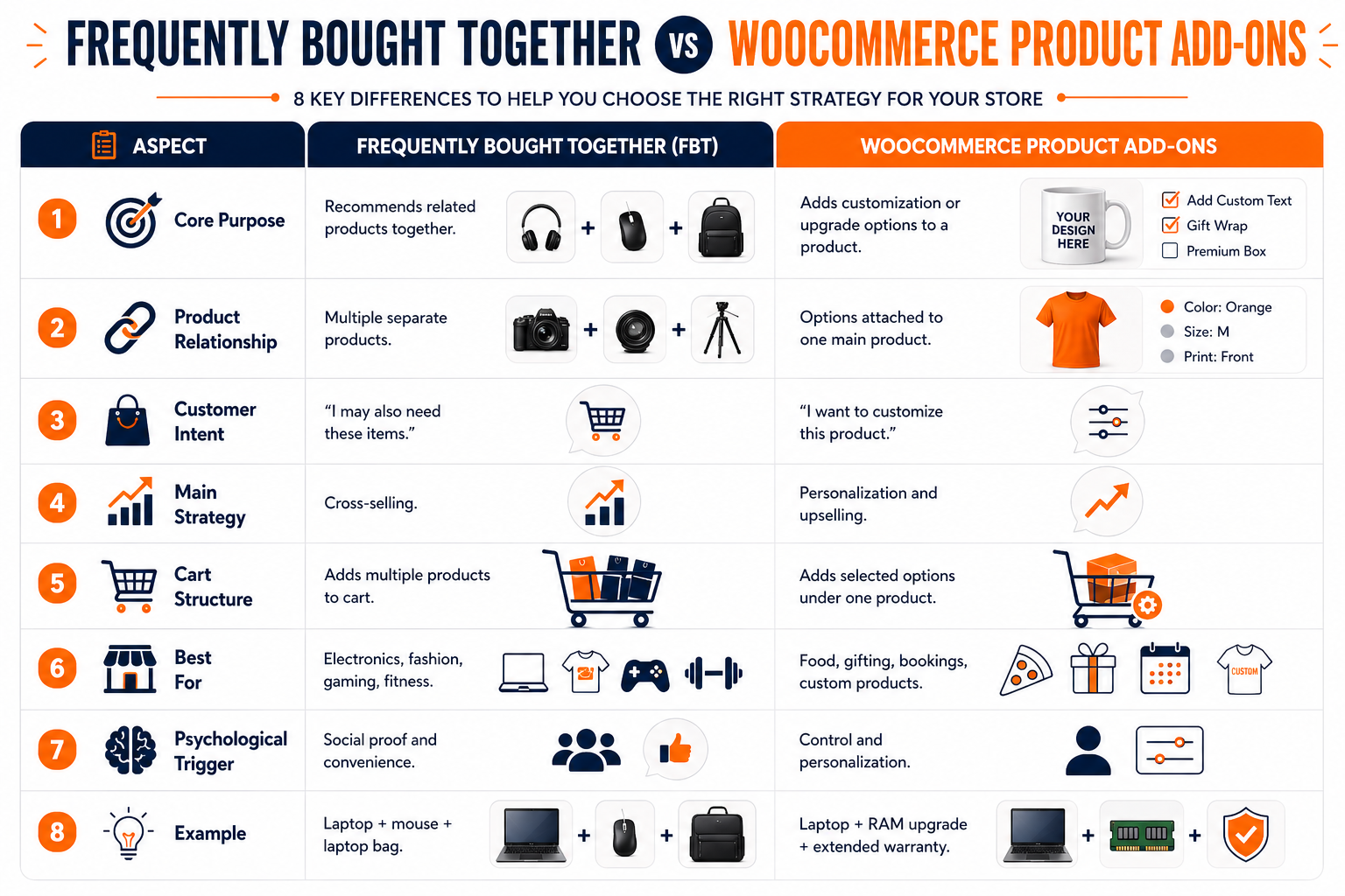 fbt vs woocommerce product add-ons