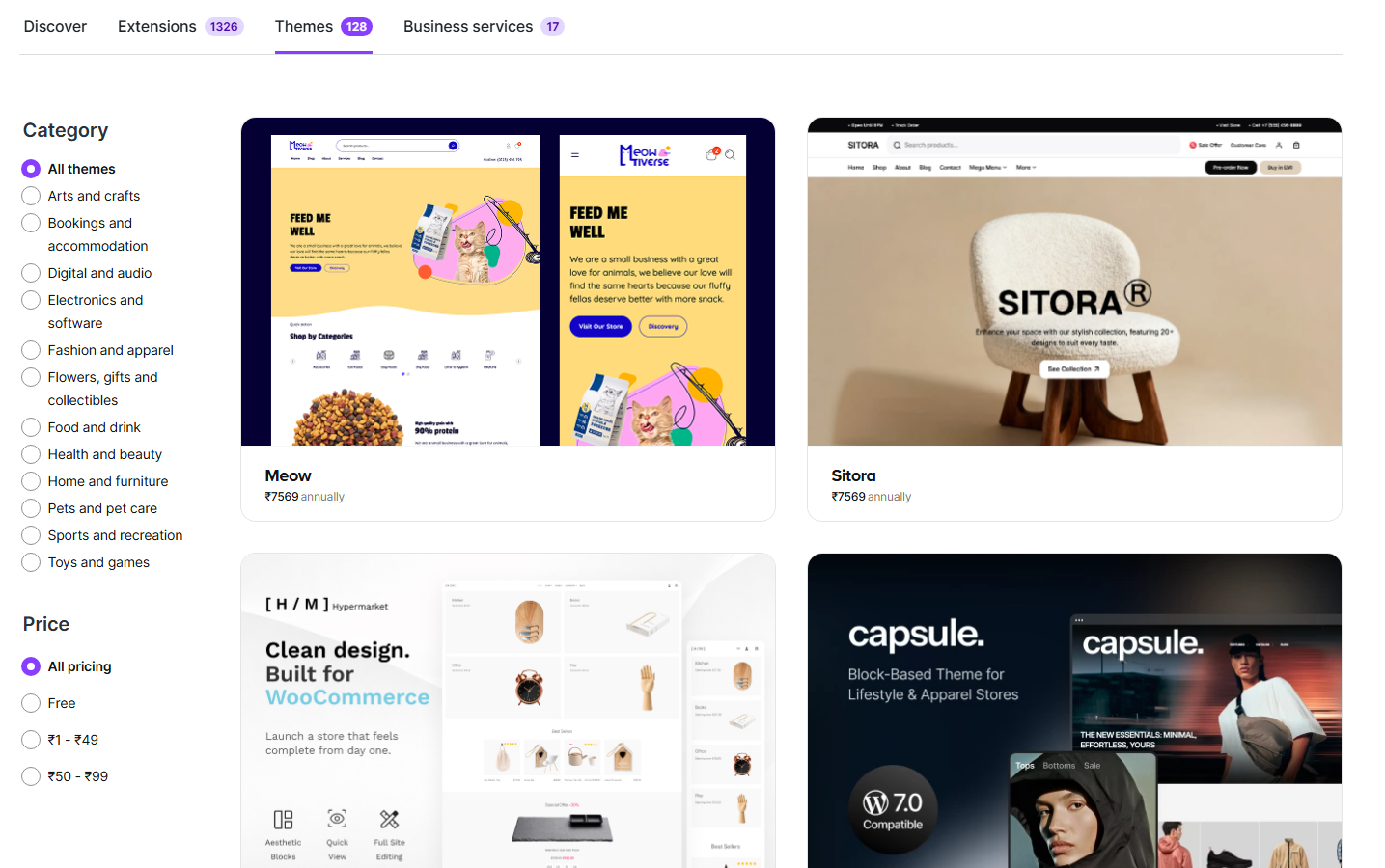 WooCommerce Themes