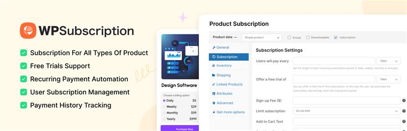 WP Subscription