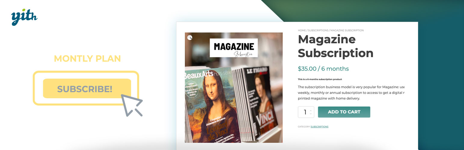 Yith Subscription Plugin