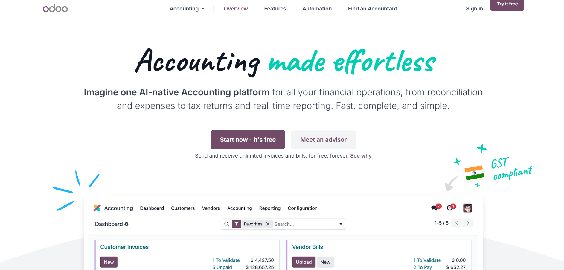 Odoo Accounting Software