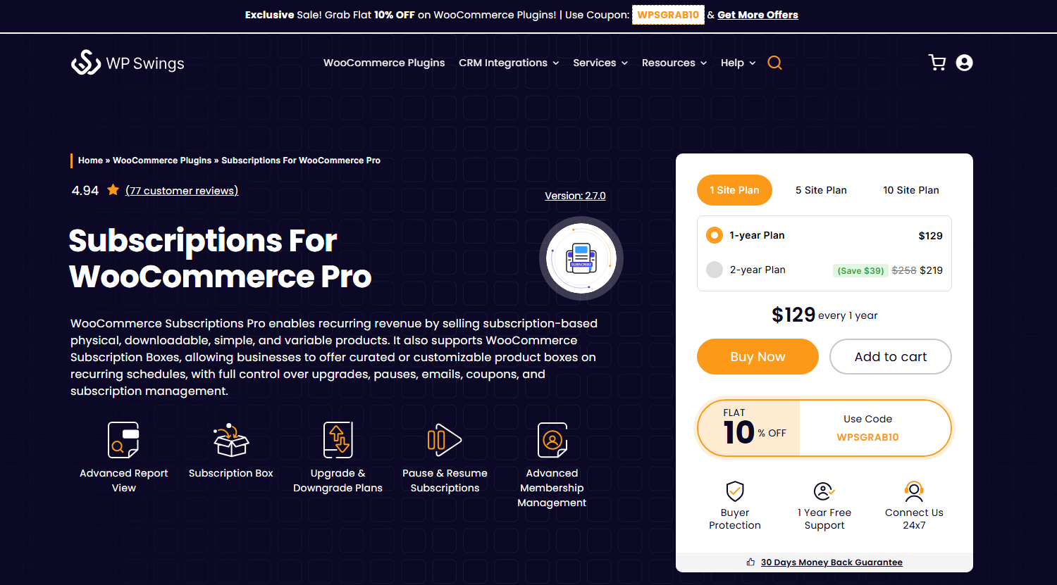 Subscription for WooCommerce