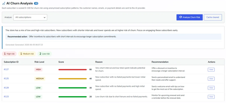 AI Churn Prediction & Revenue Forecasting