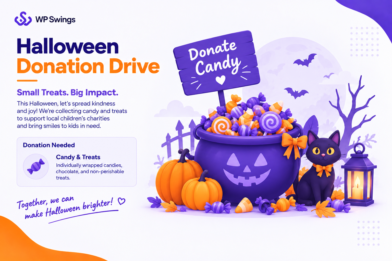 Run A Halloween Charity Drive