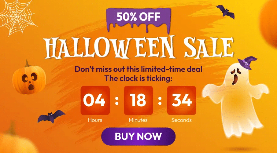 Limited Time Halloween Sale